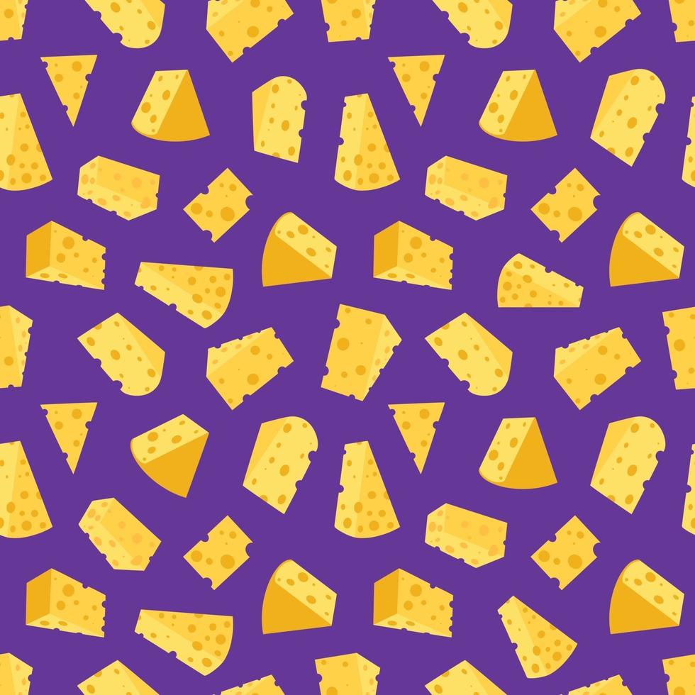 cheese seamless pattern. vector illustration