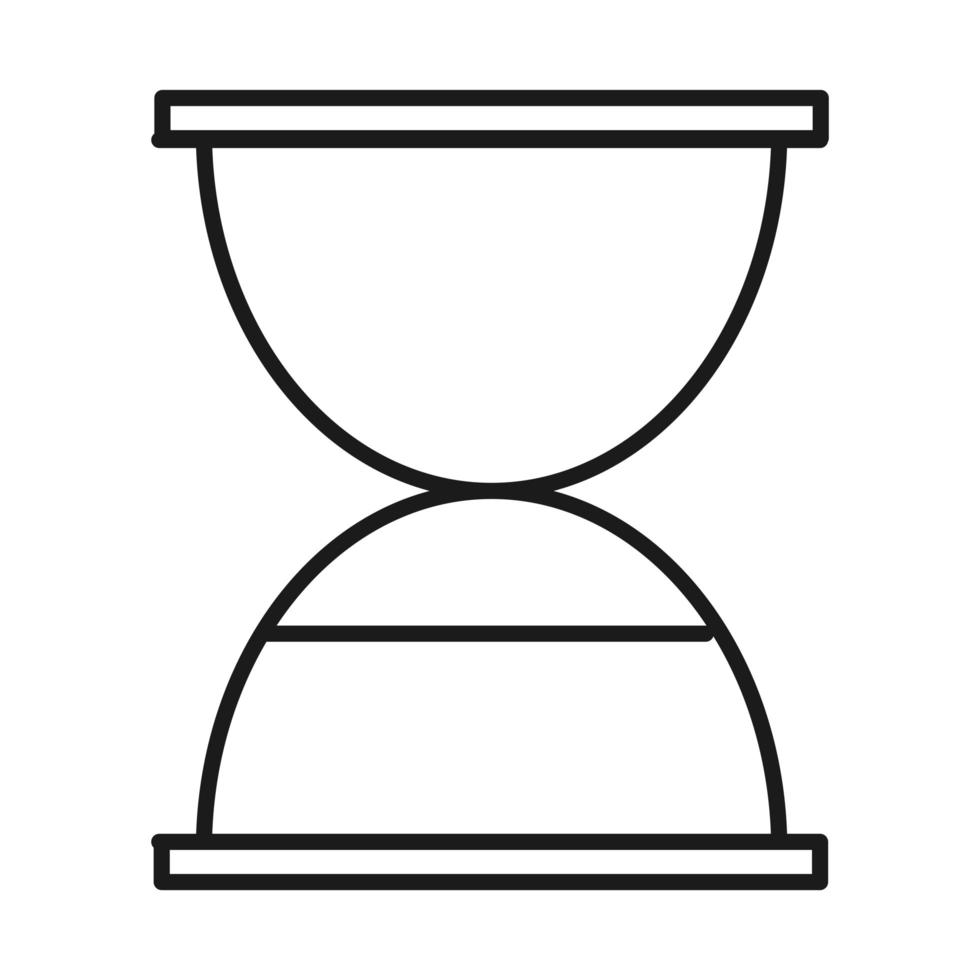 gestión del tiempo del reloj de horas de negocios desarrollando exitoso icono de estilo vector