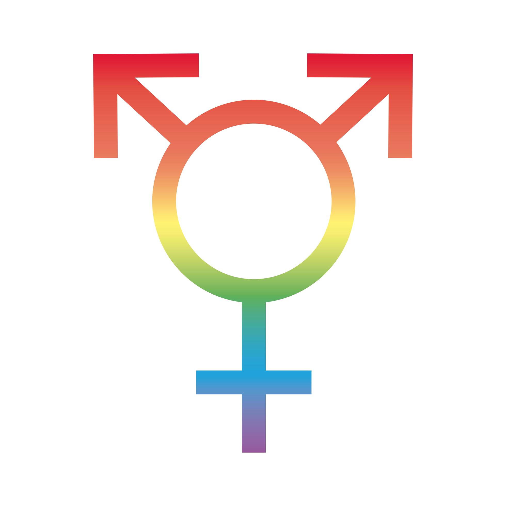 Bisexual Man Gender Symbol Of Sexual Orientation Gradient Style Icon