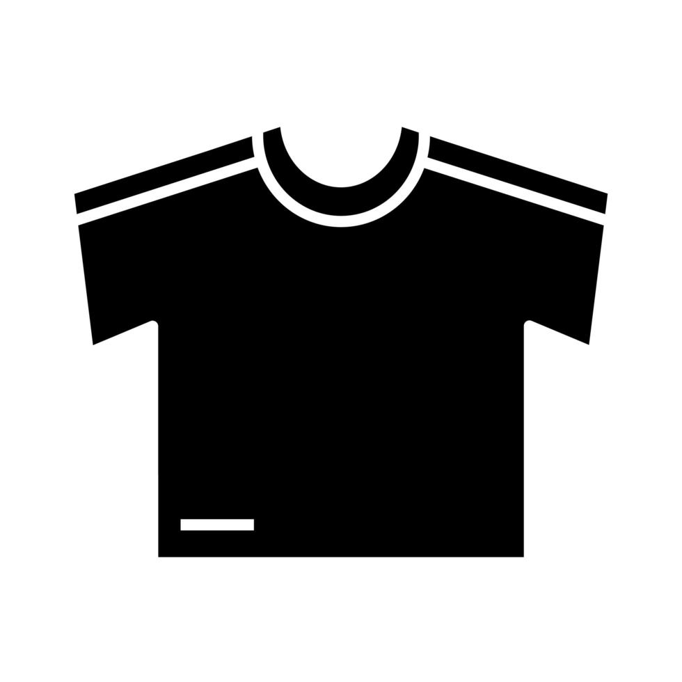 juego de fútbol jersey uniforme liga deportes recreativos torneo silueta estilo icono vector