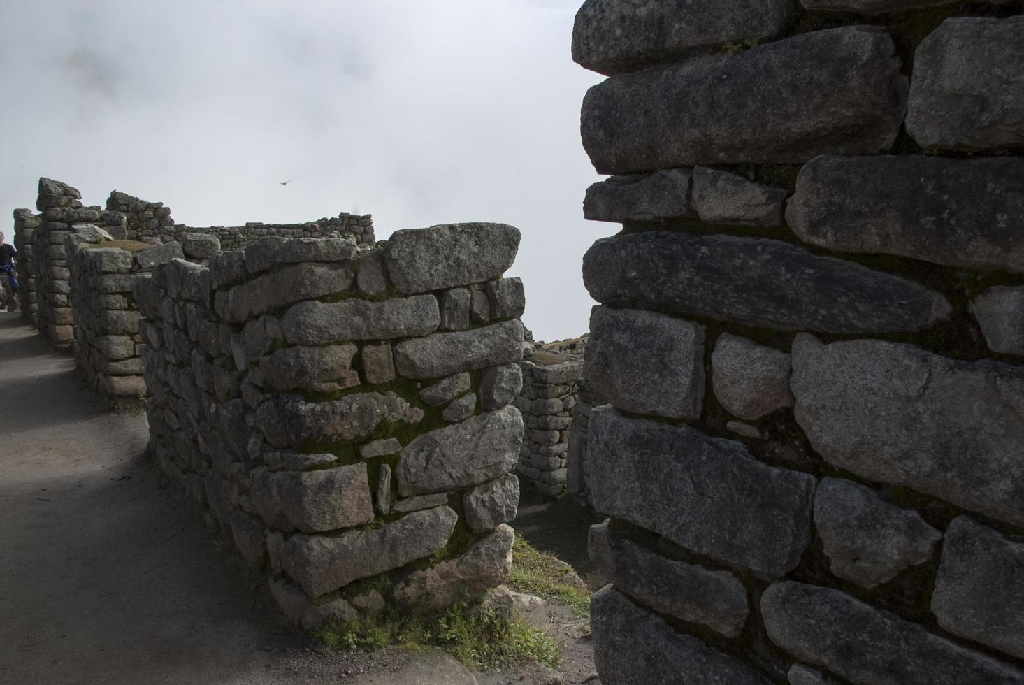 machu picchu un santuario histórico peruano en 1981 y un sitio del patrimonio mundial de la unesco en 1983 foto