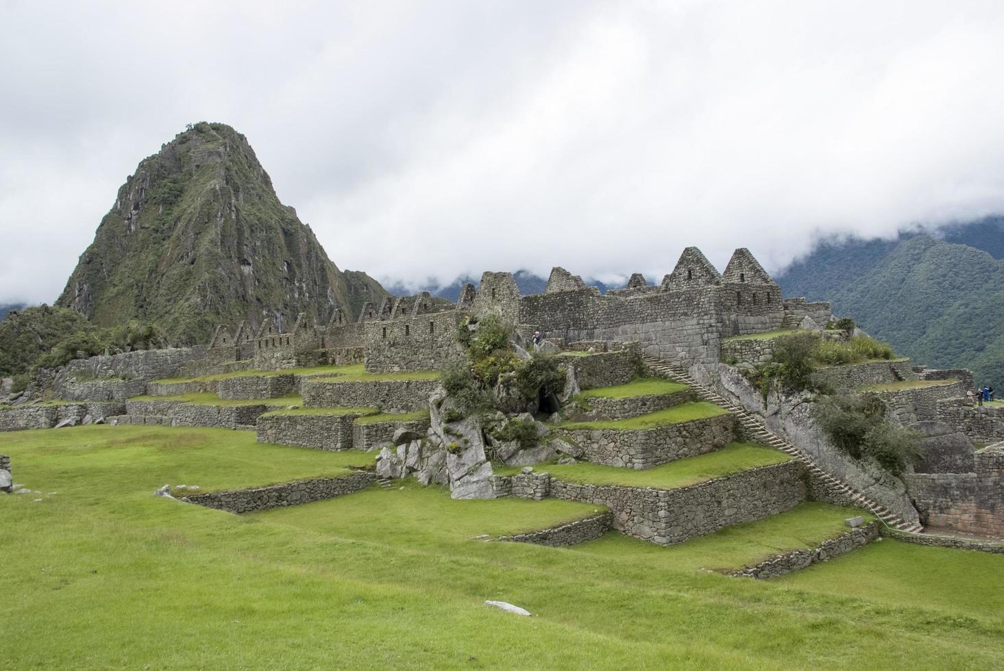 machu picchu un santuario histórico peruano en 1981 y un sitio del patrimonio mundial de la unesco en 1983 foto