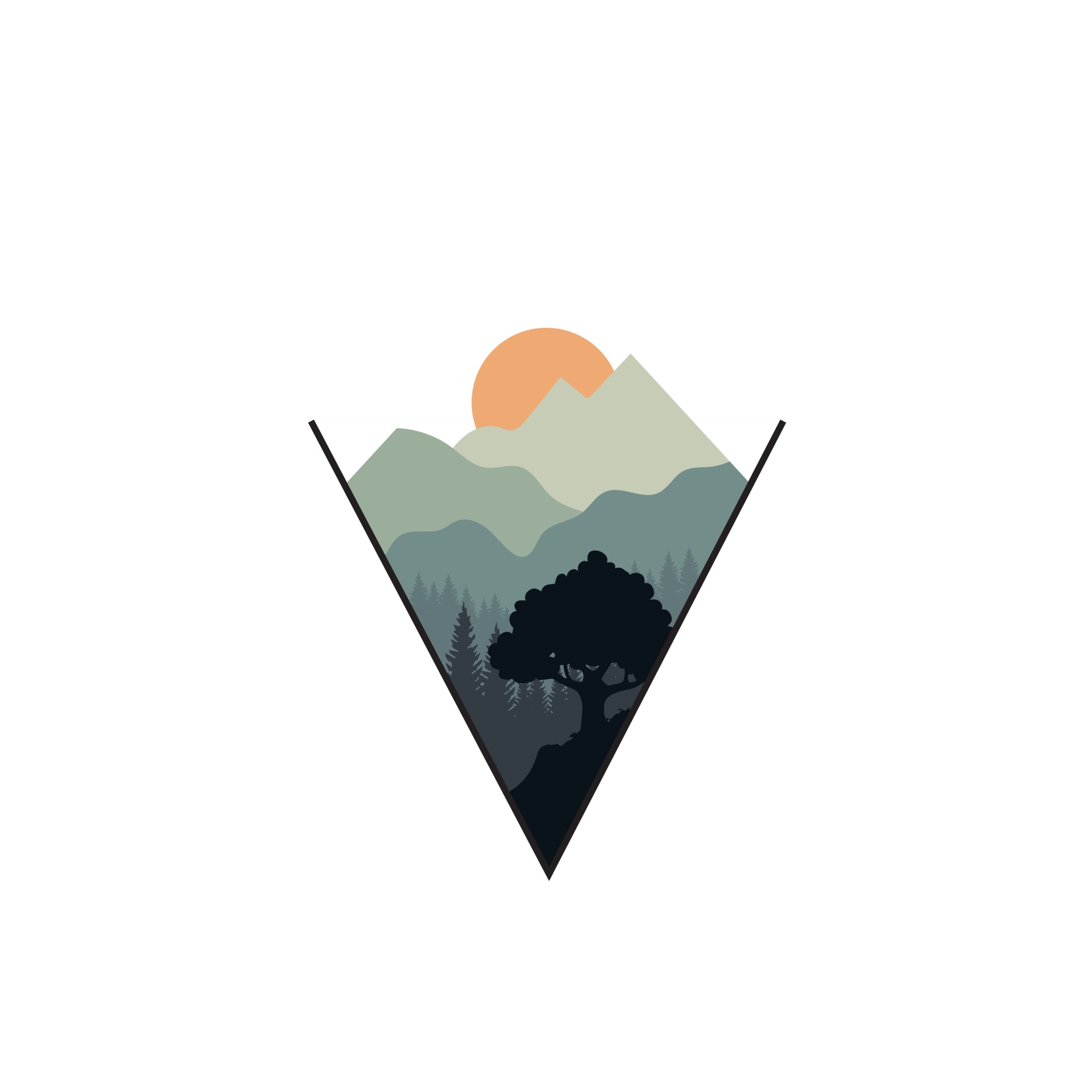 landscape illustration logo 2565495 Vector Art at Vecteezy