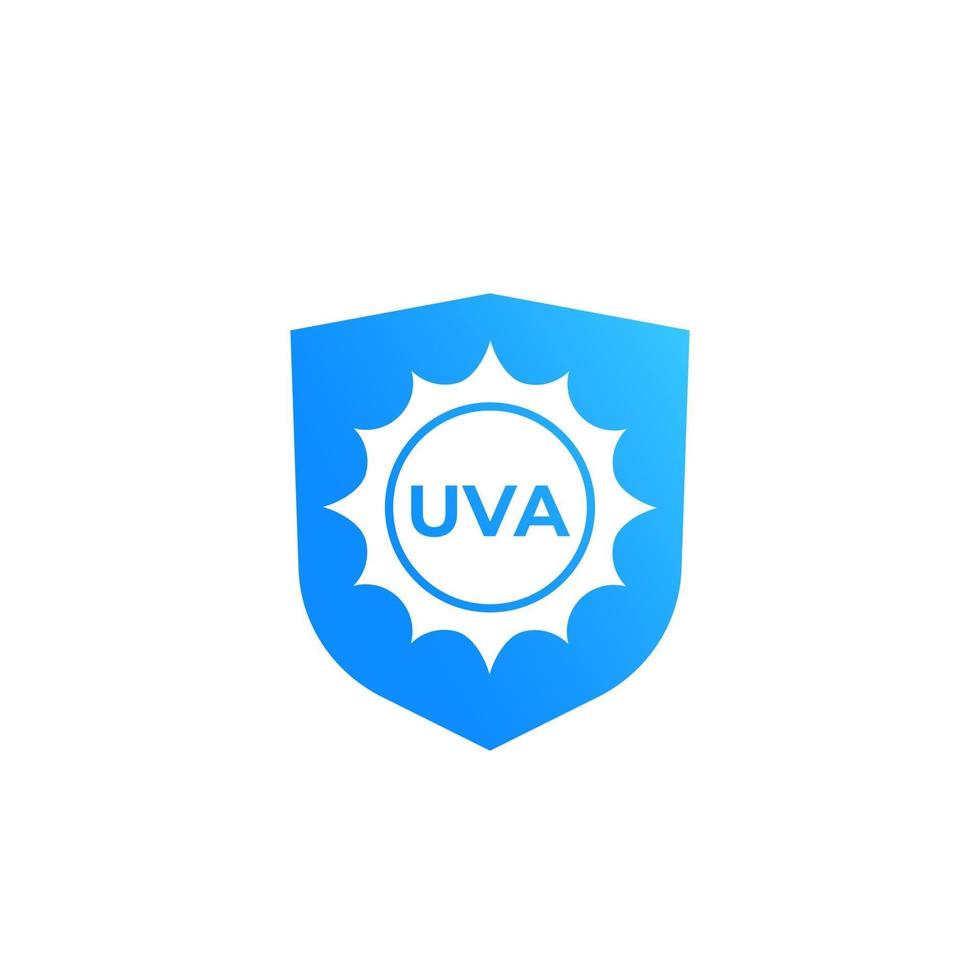 UVA protection vector icon