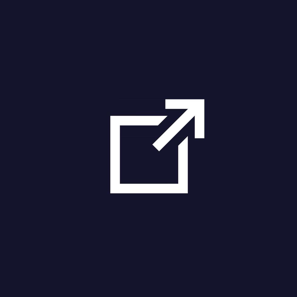 external link vector icon