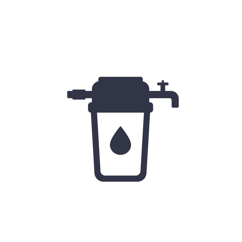 water filter icon vector