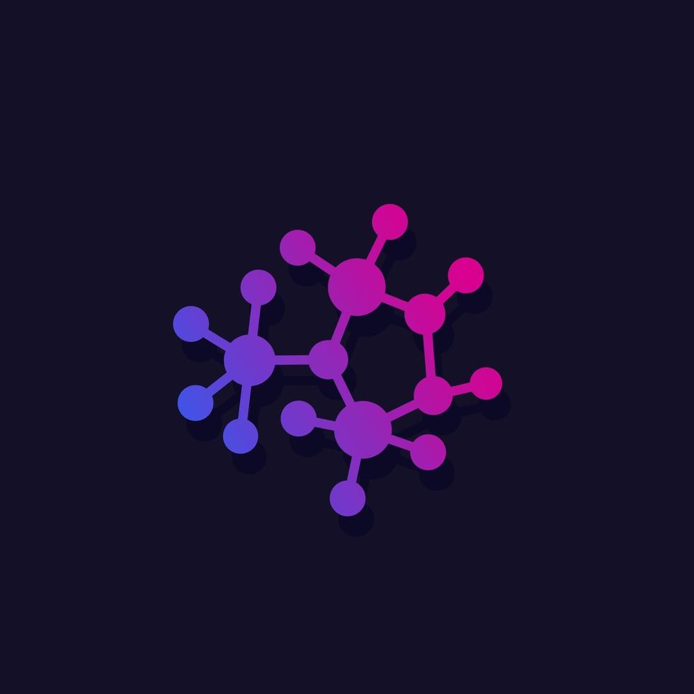 decentralization or decentralized system vector icon