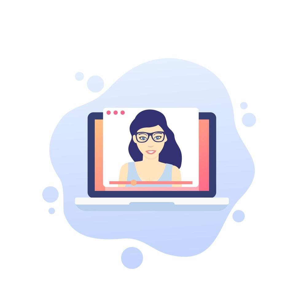 webinar or online education and training vector illustration 2565736