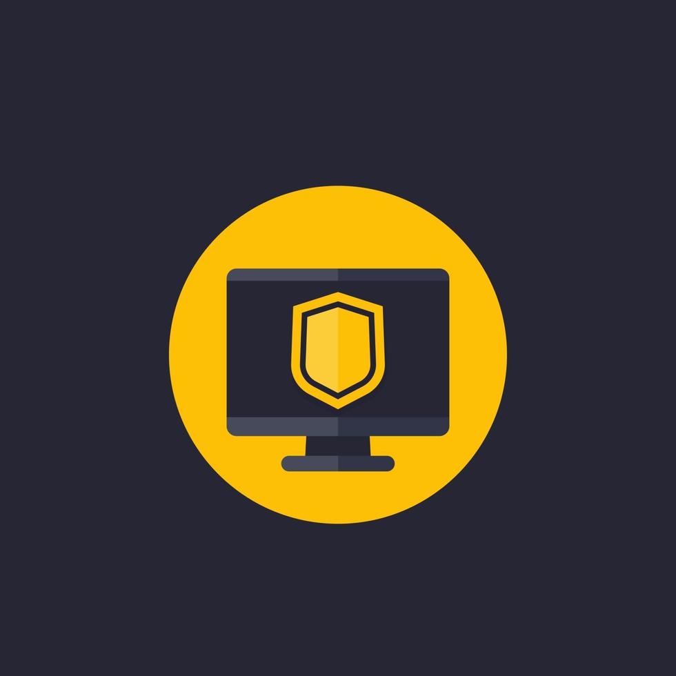 data protection icon vector