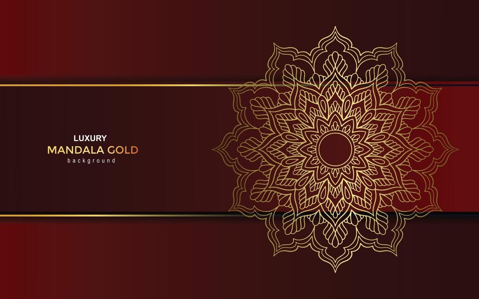 luxury mandala ornamental background Free Vector