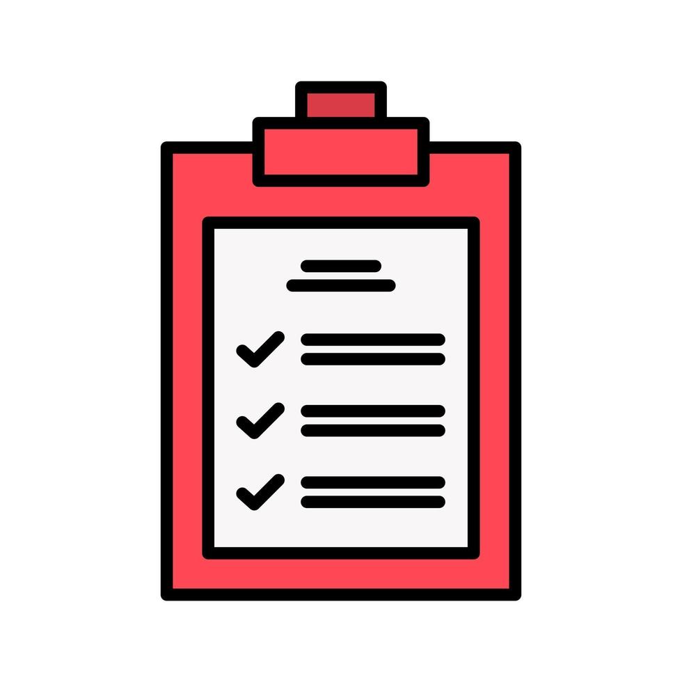 Tasks List Icon vector