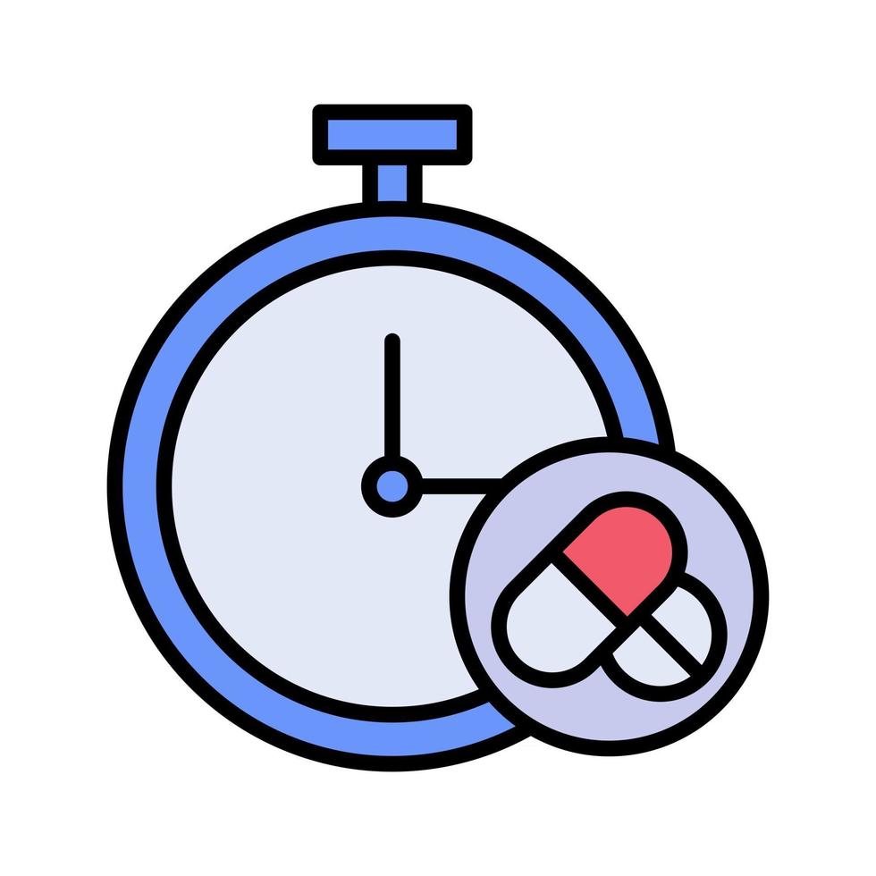 Medicine Reminder Icon vector