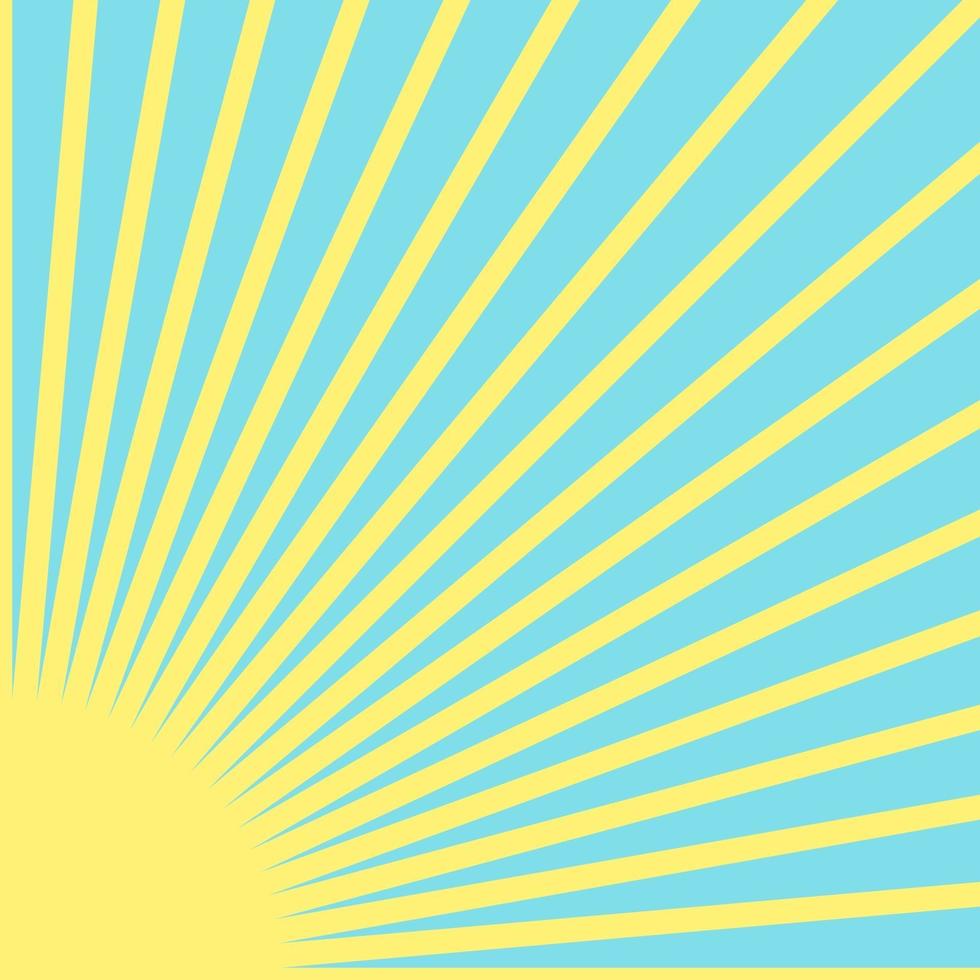 Simple sunburst pattern abstract background converging lines vector