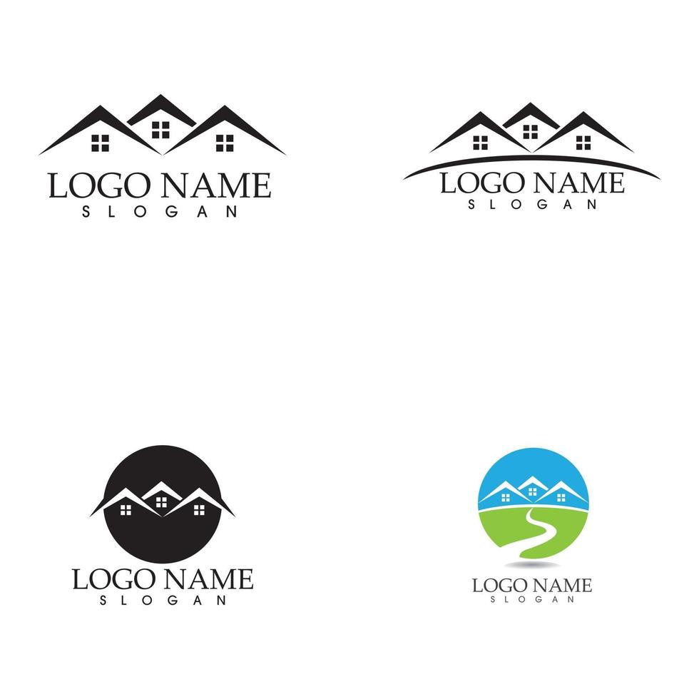 Property and Construction Logo design vector