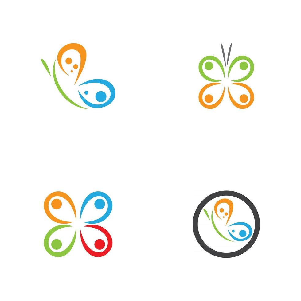 Beauty Butterfly icon design vector