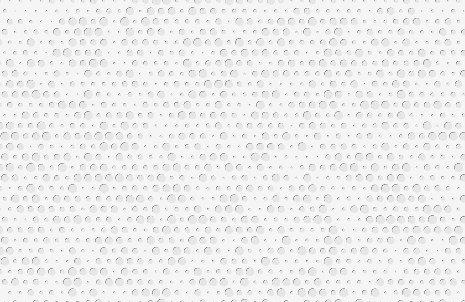 Abstract white background textured with circle halftone element vector