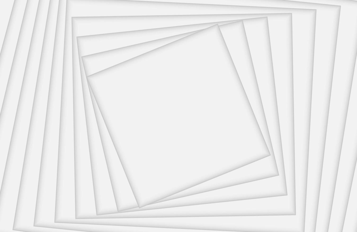 Abstract geometric white and gray color background vector