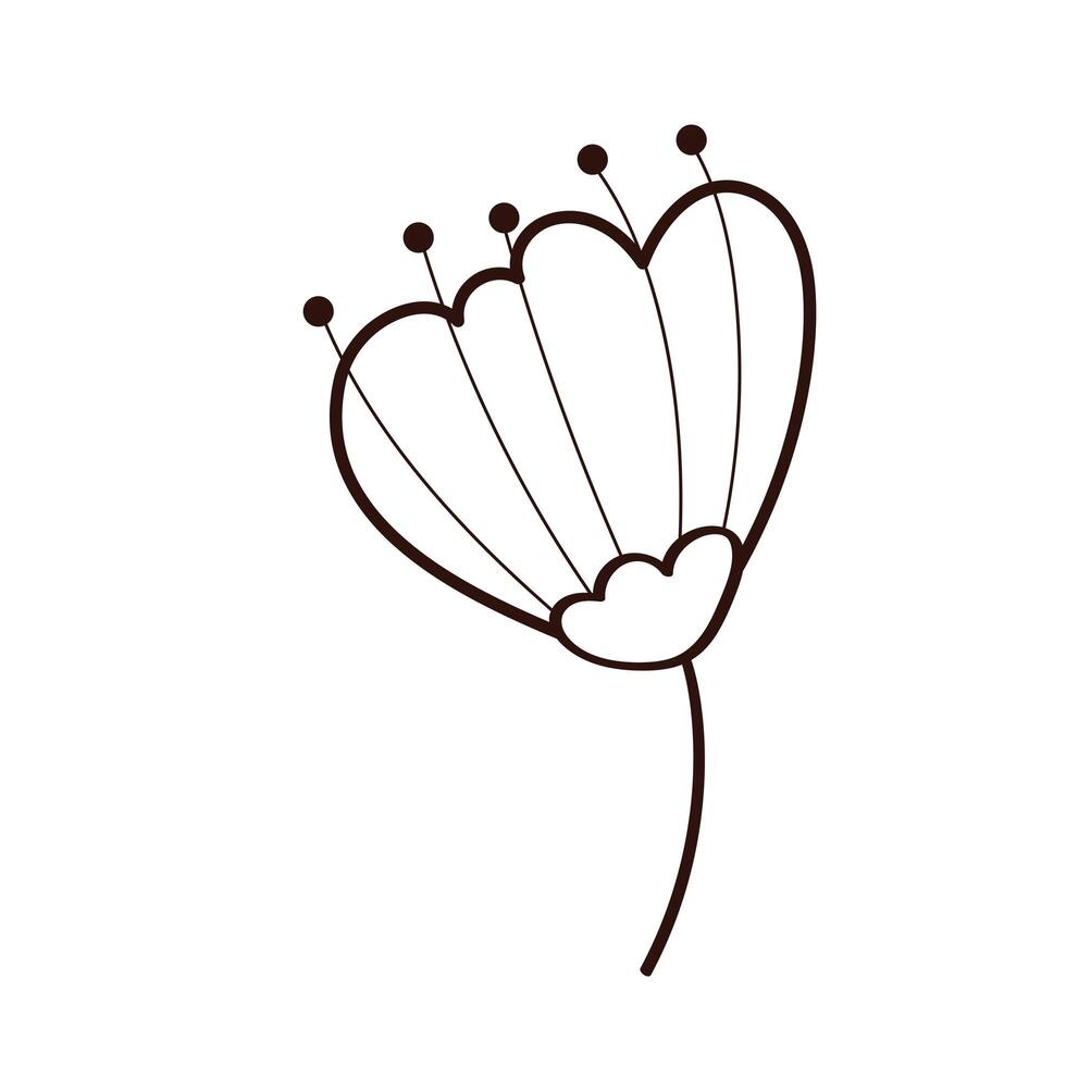 beautifull flower garden spring line style 2566799 Vector Art at Vecteezy