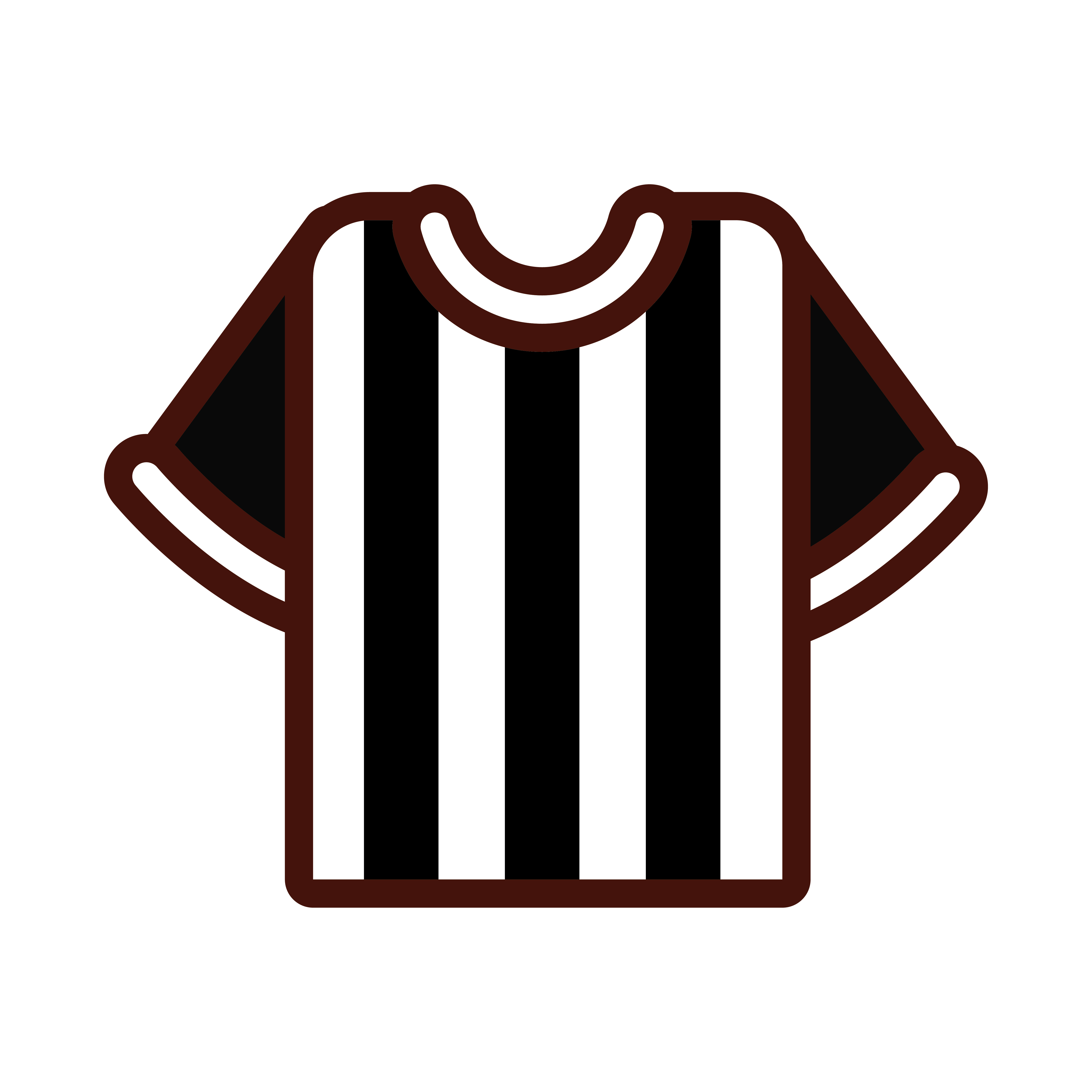 soccer sport referee shirt line and fill icon 2567013 Vector Art at ...