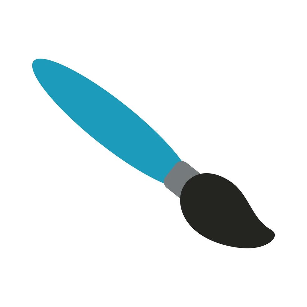 brush supply flat style icon vector