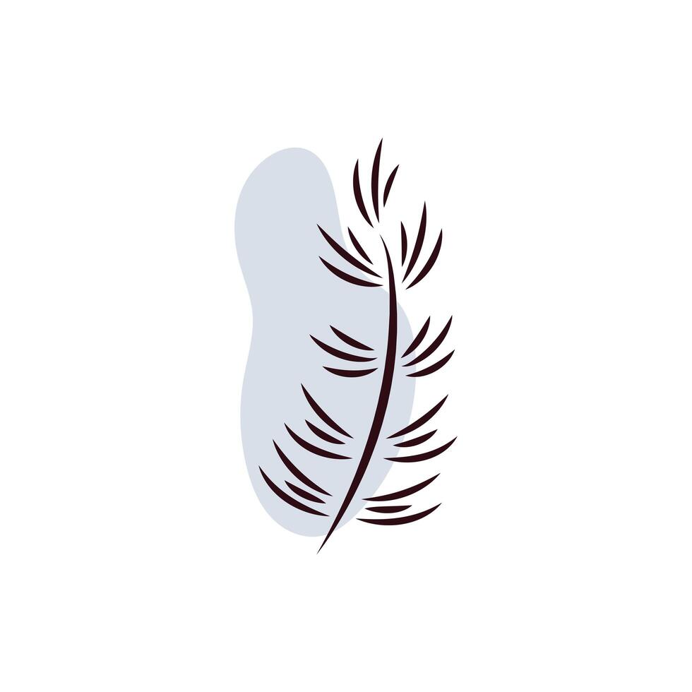 branch dry hand draw style vector