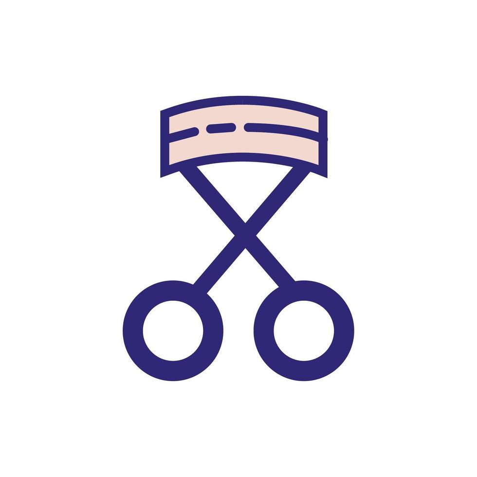 scissor hair salon isolated icon vector