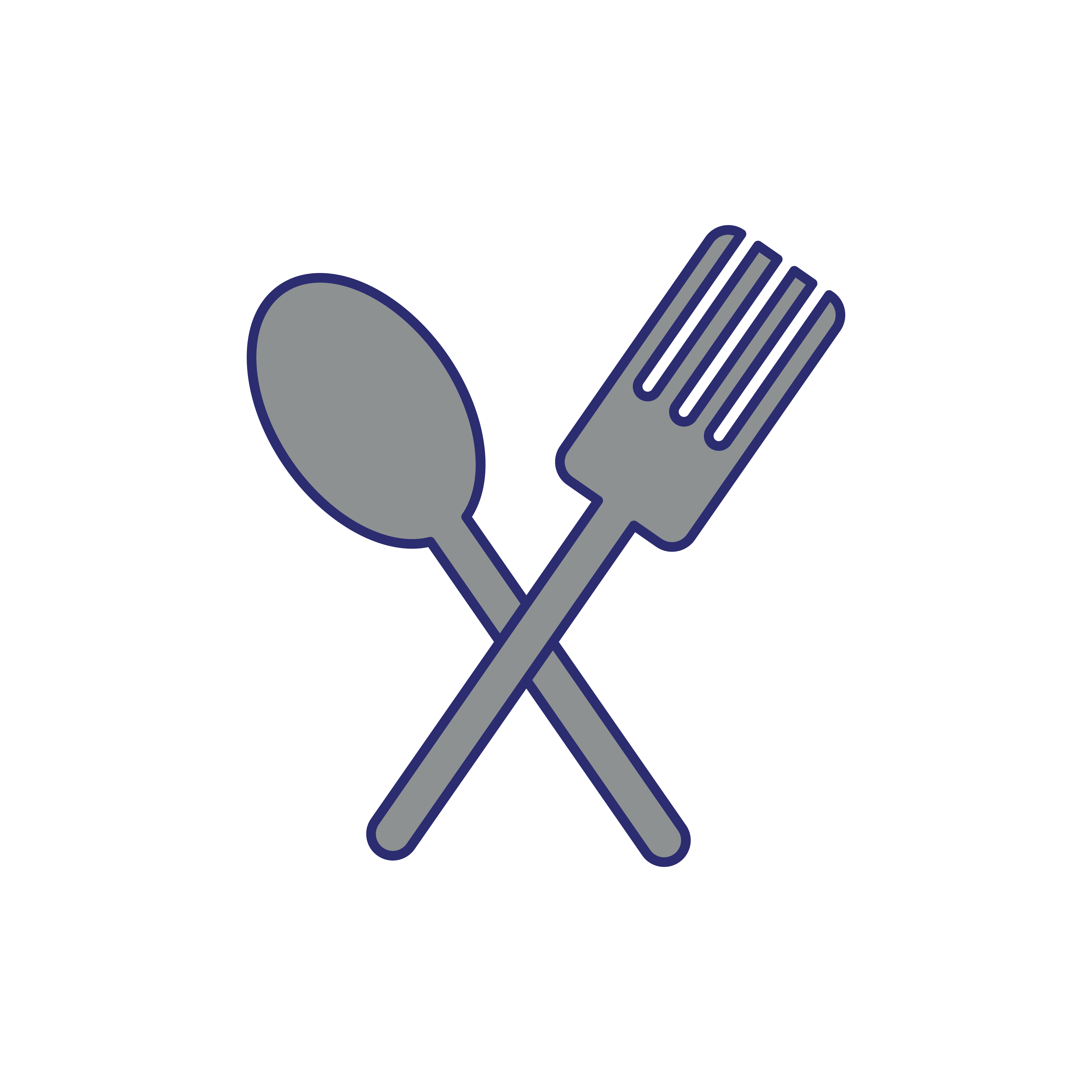 fork and spoon cutleries icons 2570852 Vector Art at Vecteezy