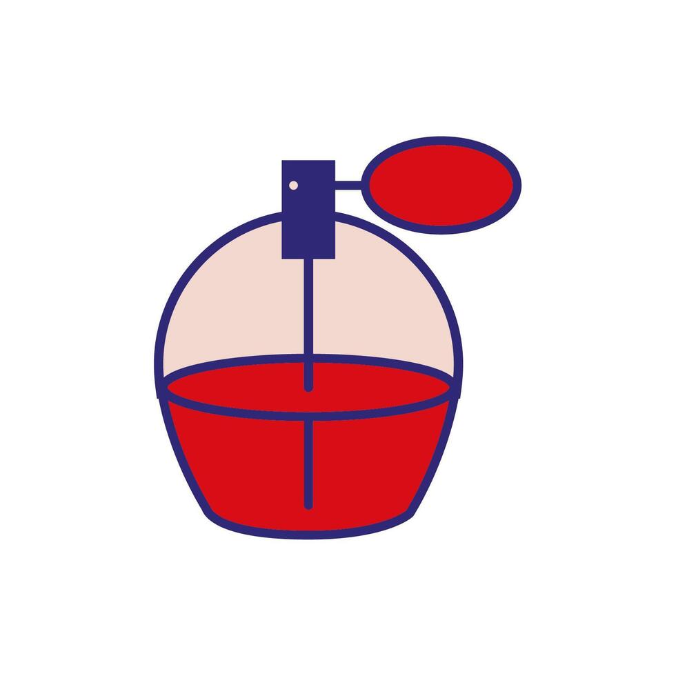 lotion bottle makeup product isolated icon vector