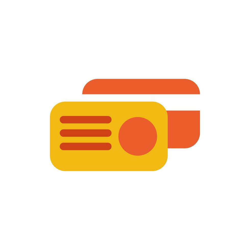 credit card ecommerce isolated icon vector