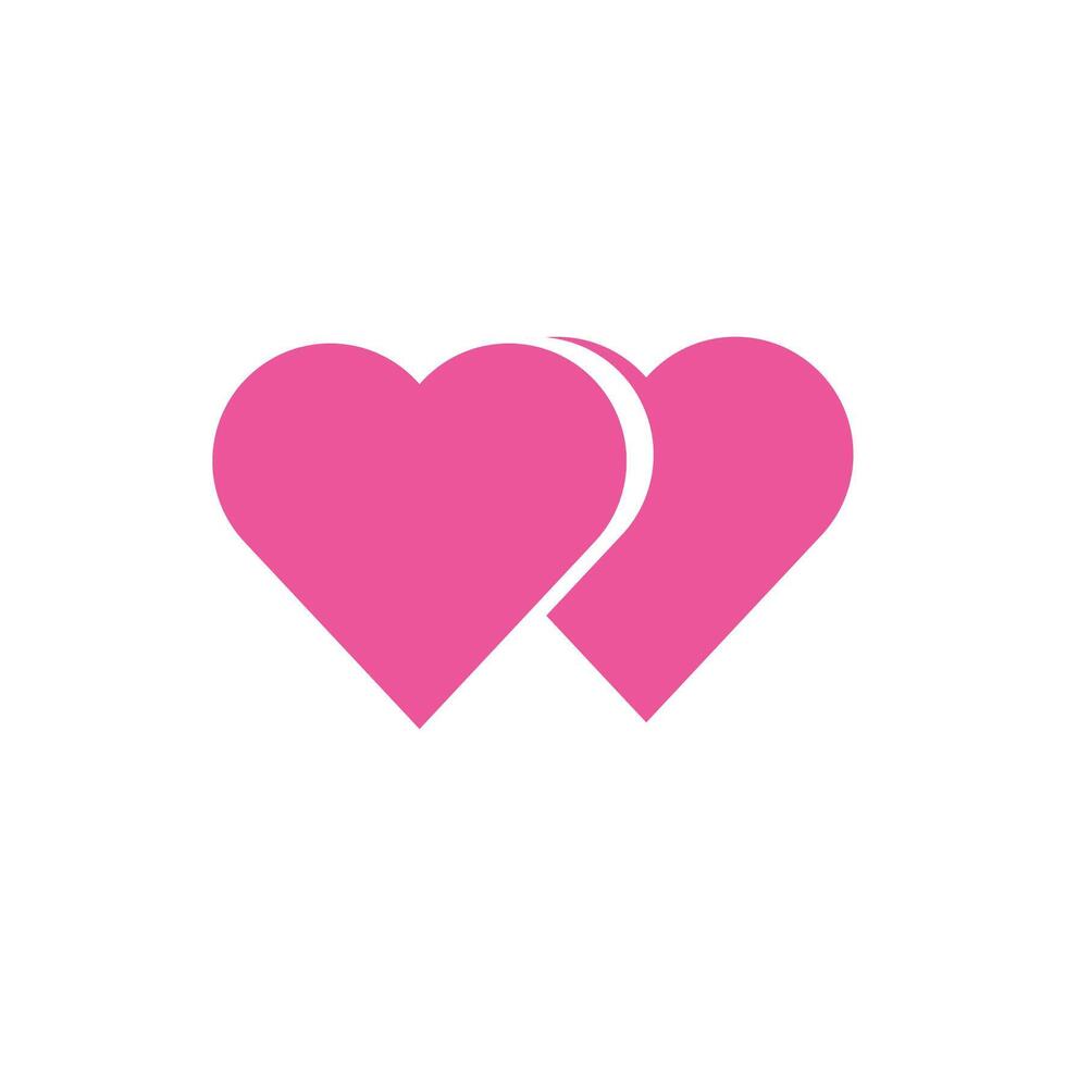 happy valentines day hearts icons vector