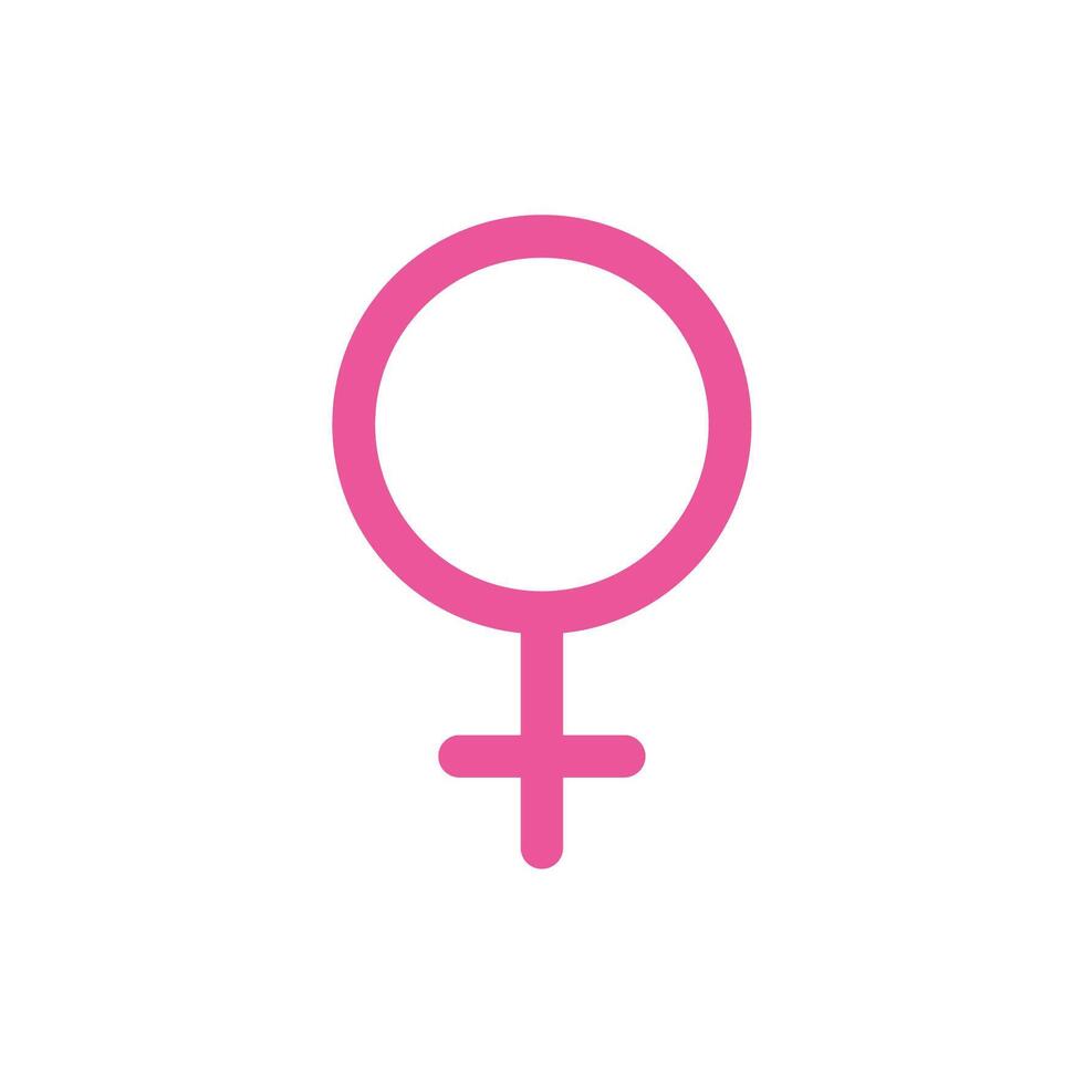 female gender symbol love isolated icon vector