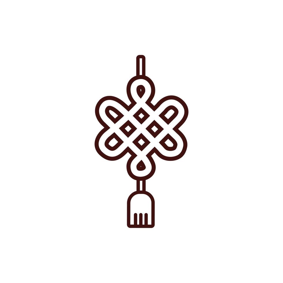 chinesse new year decoration hanging vector