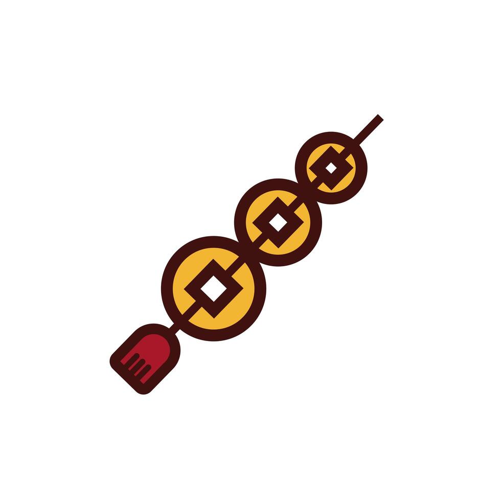 chinesse new year arrow decoration vector