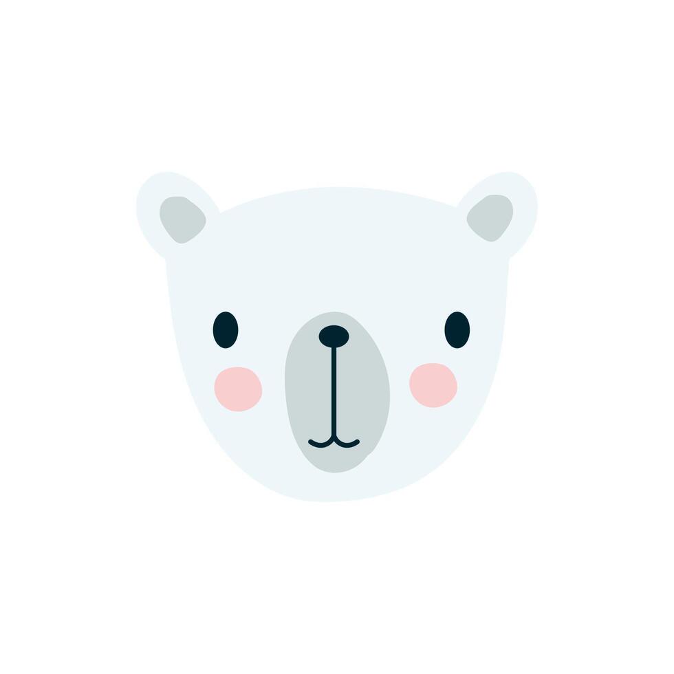 cute llama wild animal character icon vector