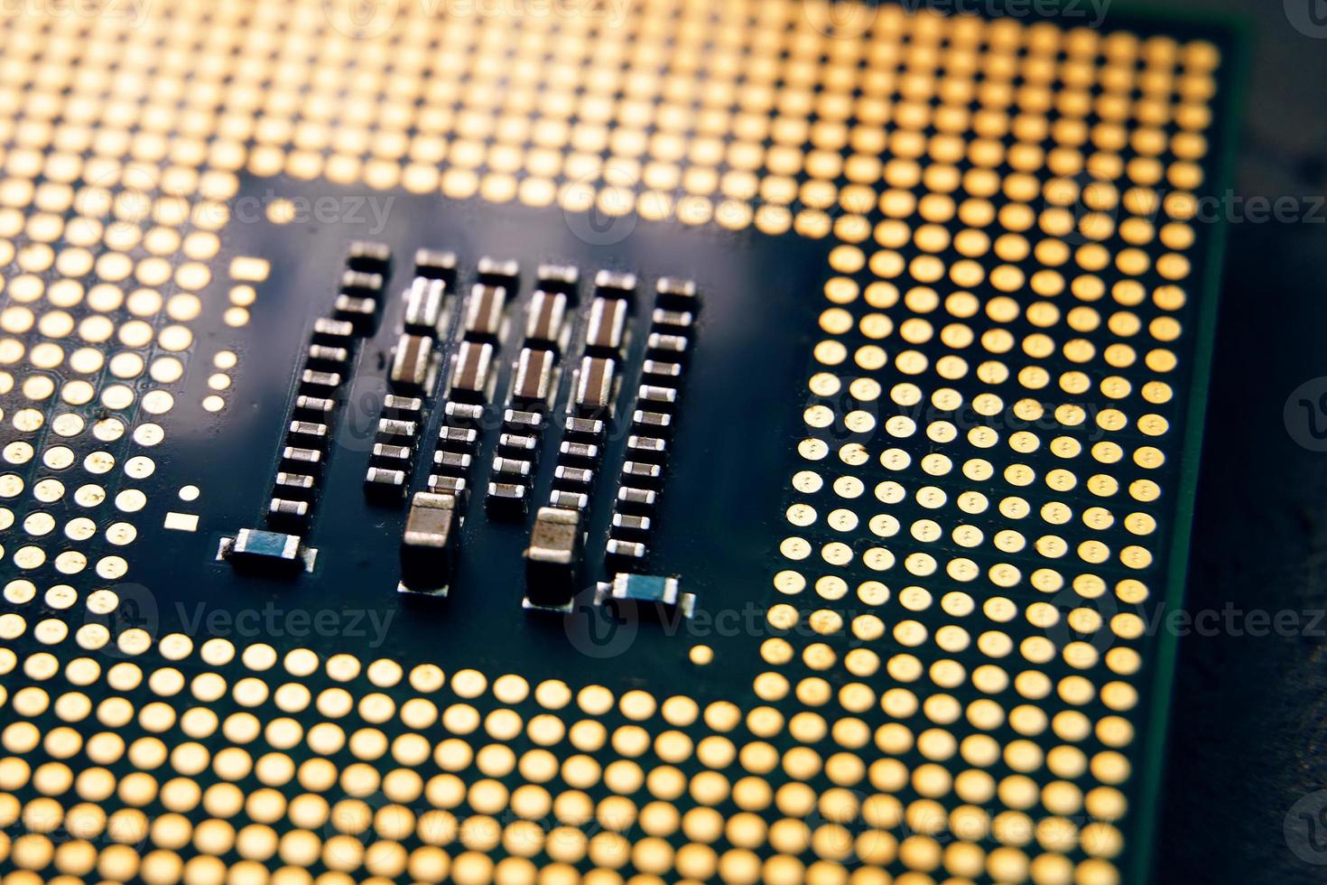 procesador de computadora con chip de cpu foto