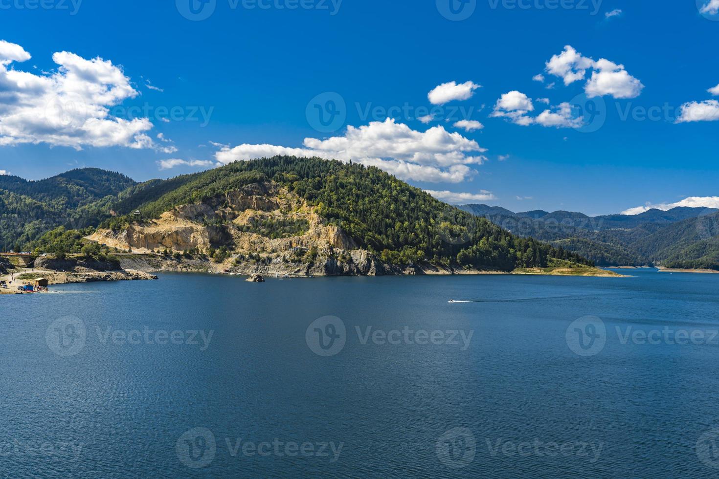 Zaovine lake in Serbia photo