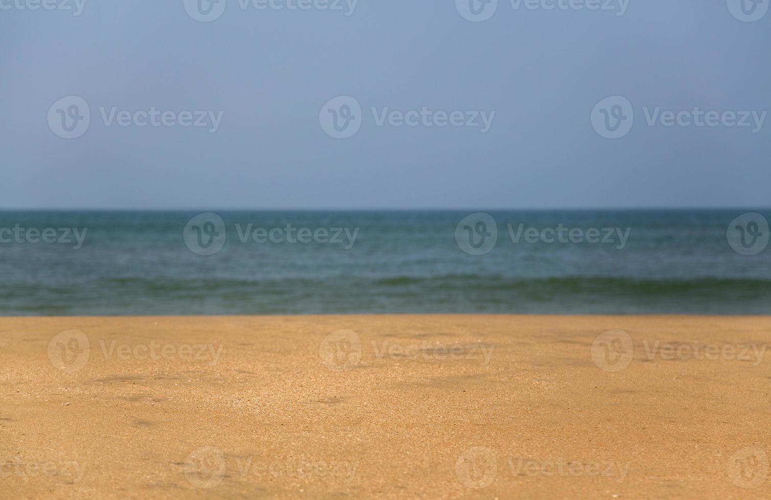 Beach in Anjuna Goa India photo