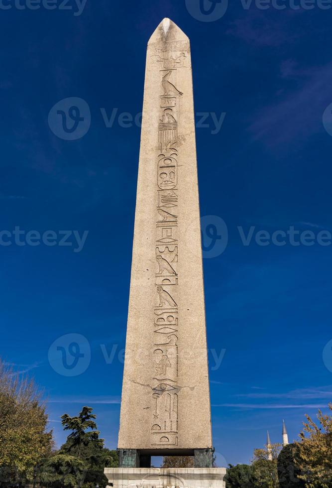 Ancient Egyptian Obelisk of Theodosius in Istanbul Turkey photo