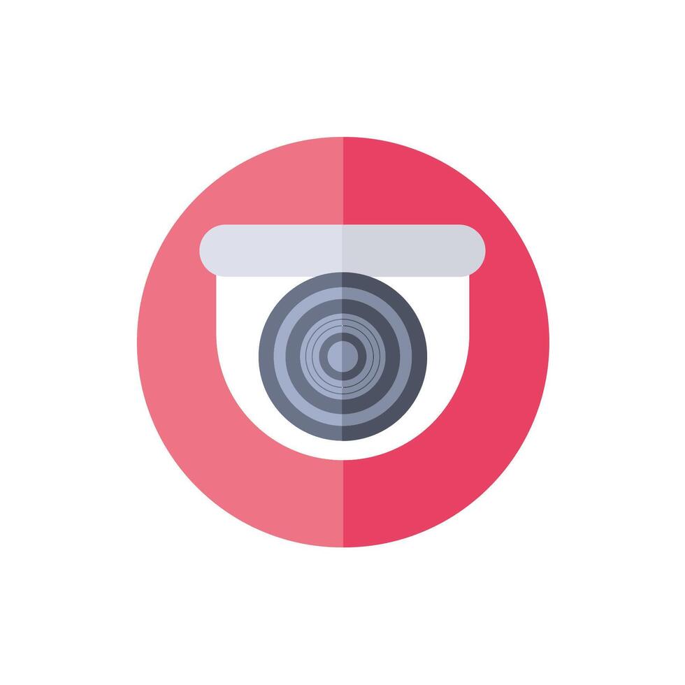 cctv video camera device isolated icon vector