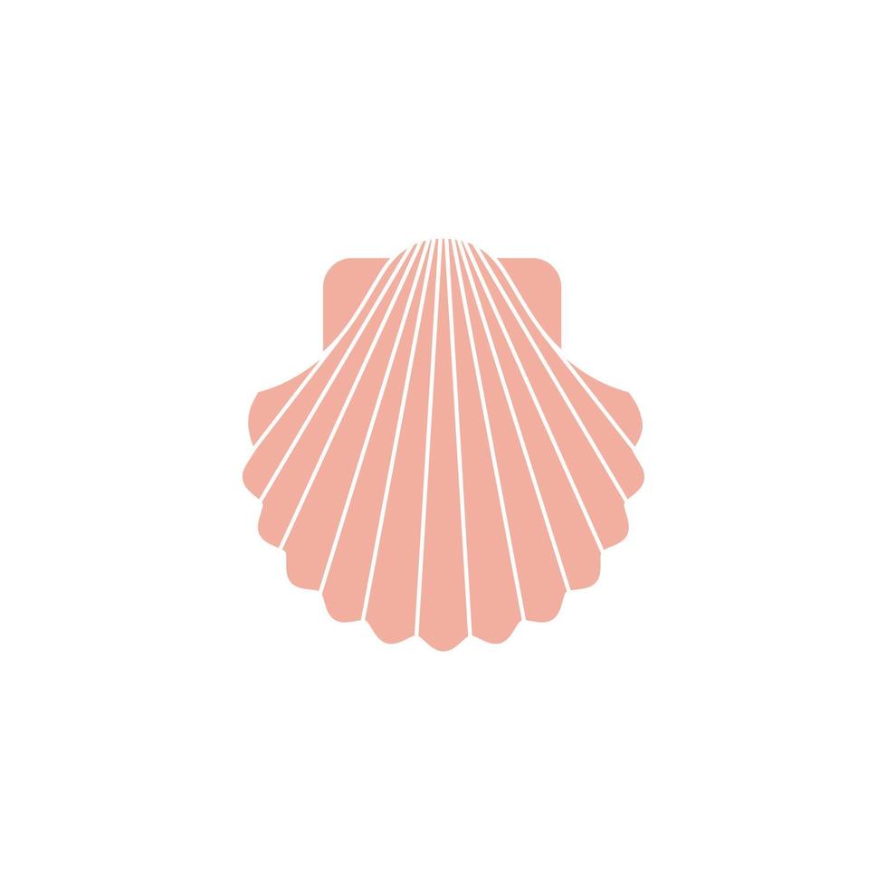 shell sea life animal isolated icon vector
