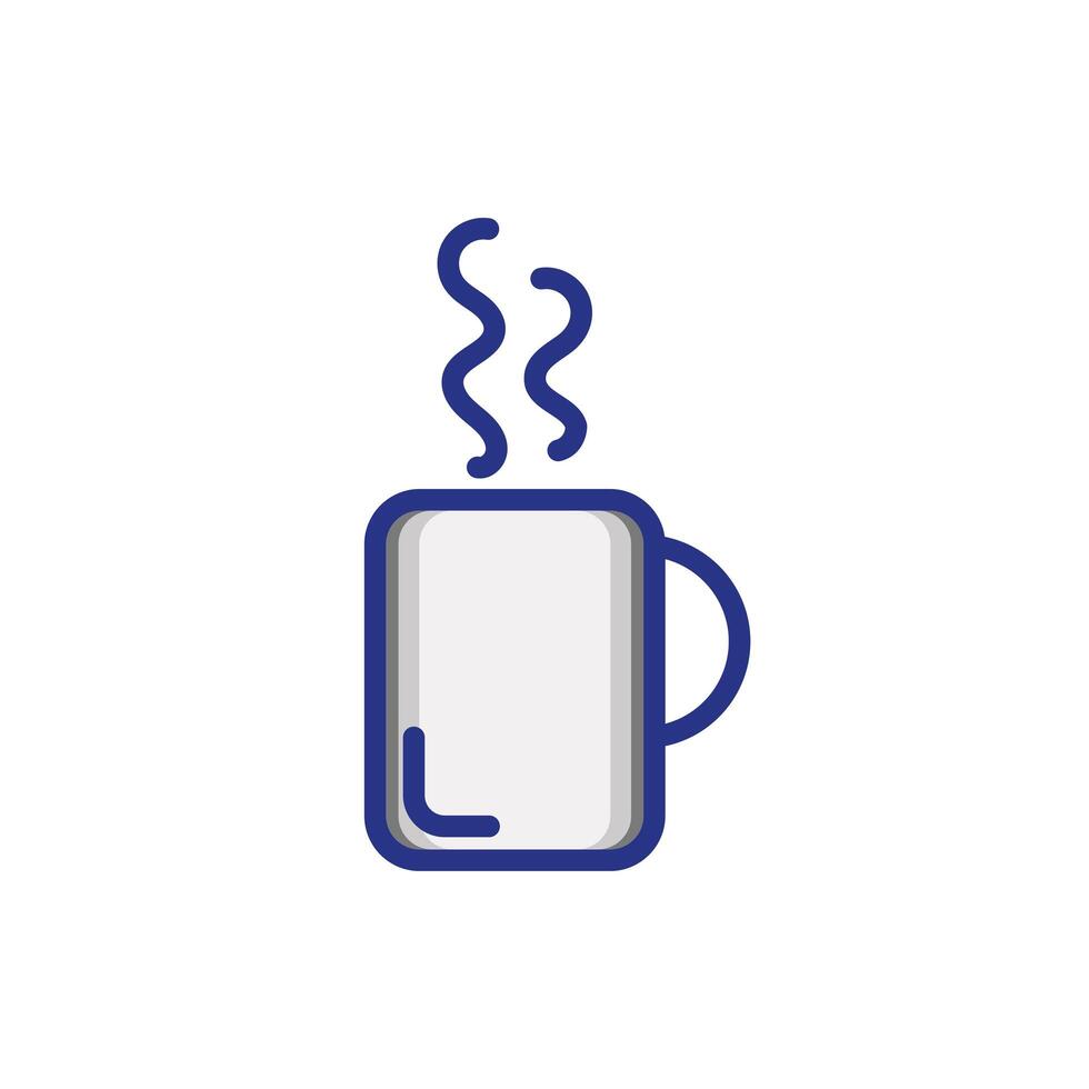 coffee mug drink isolated icon vector