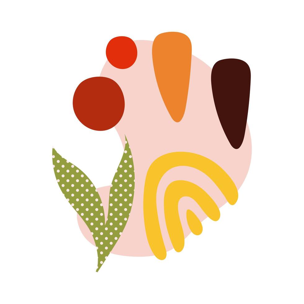 contemporary art work texturestyle icon vector