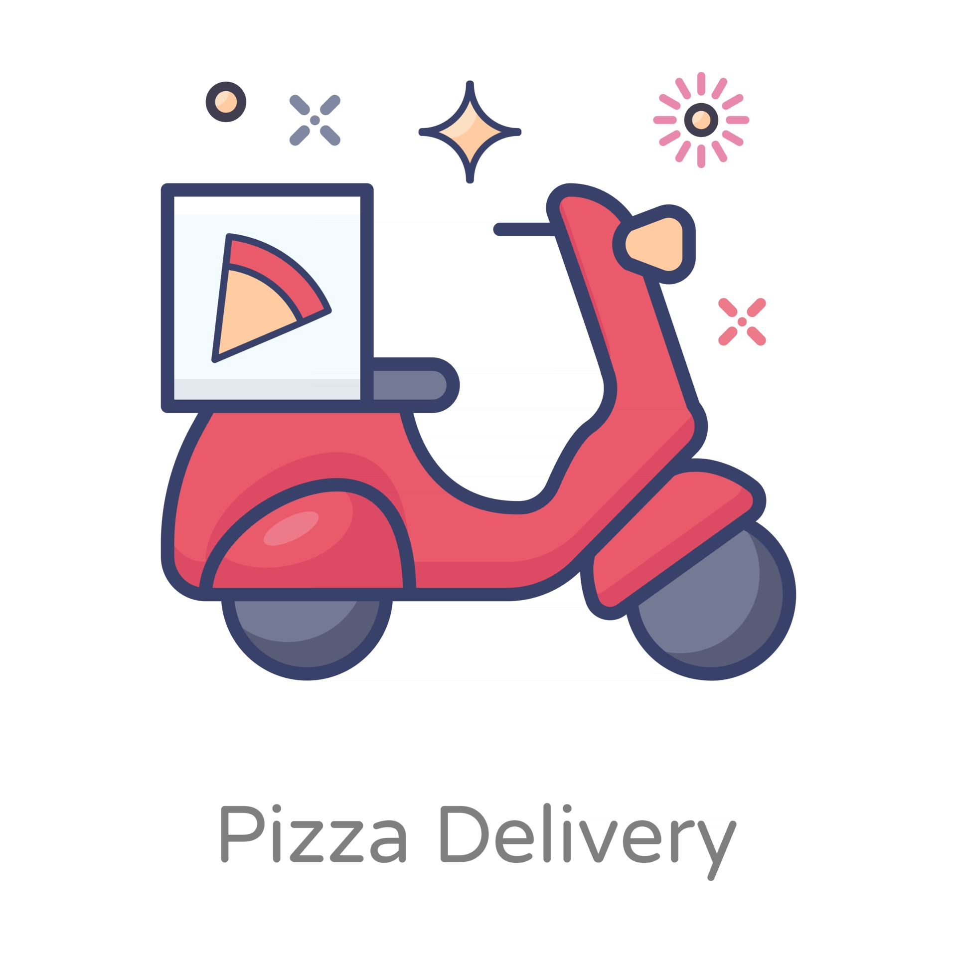 Pizza Delivery Design 2573581 Vector Art at Vecteezy
