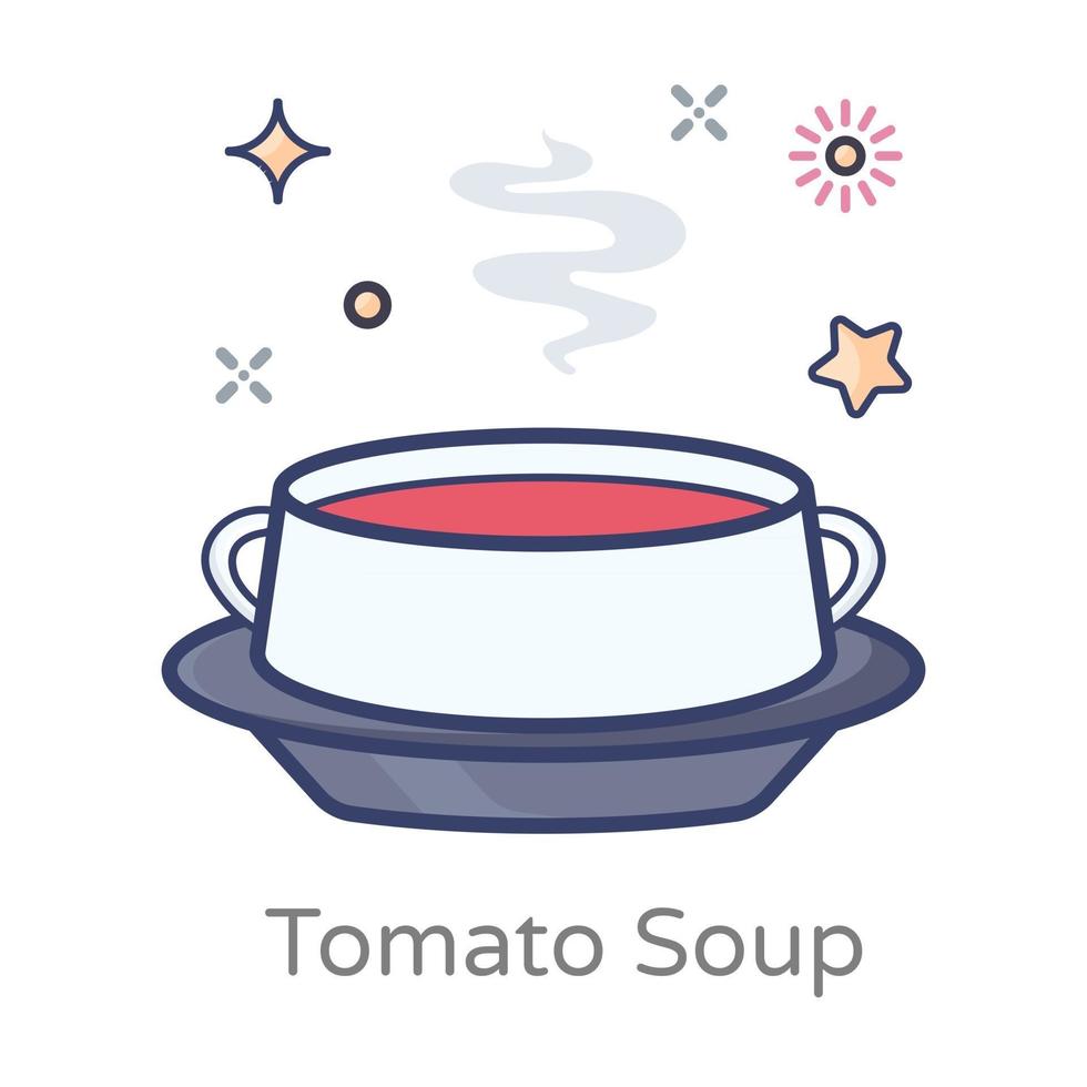 Tomato Sauce Tray vector