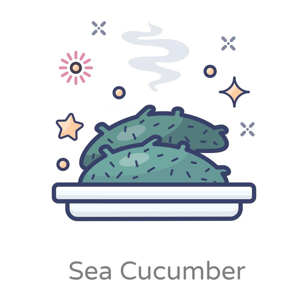 Sea Cucumber Food vector