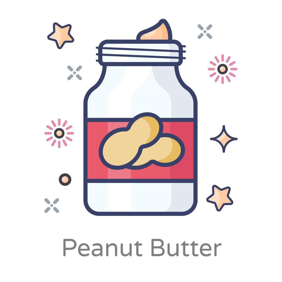 Peanut Butter Container vector