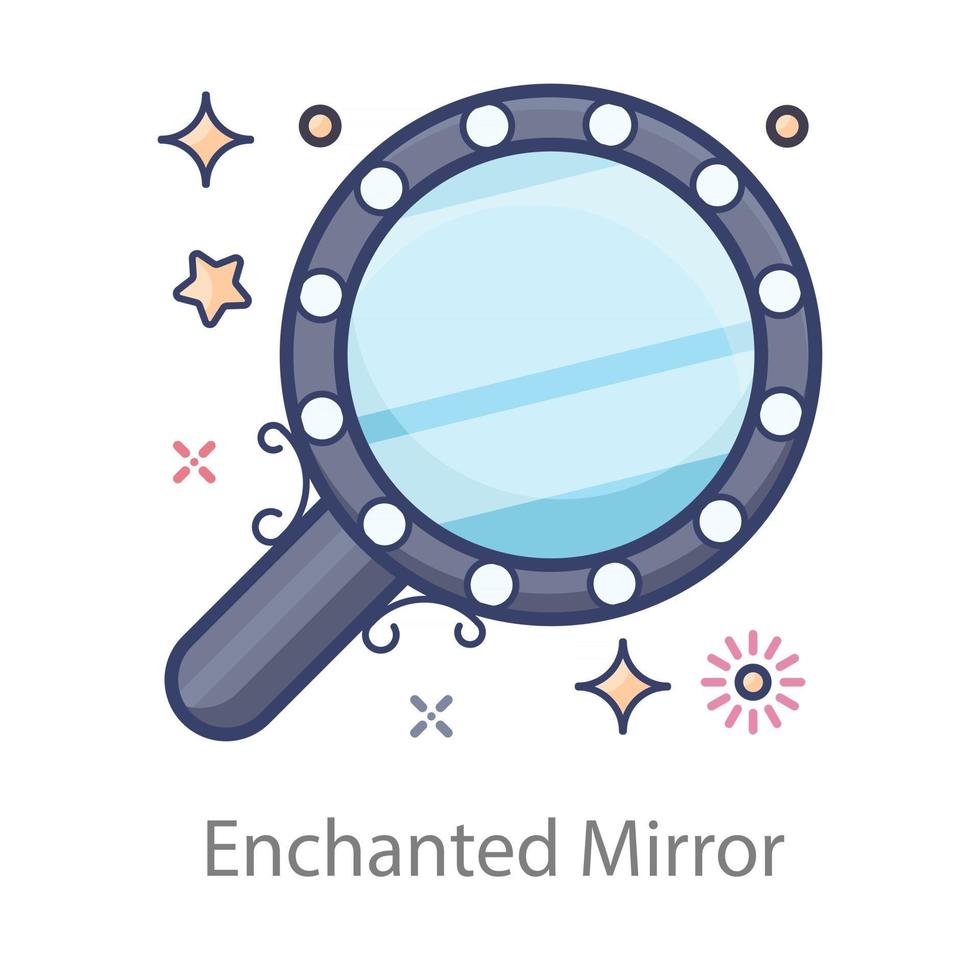 Magic Mirror Object vector