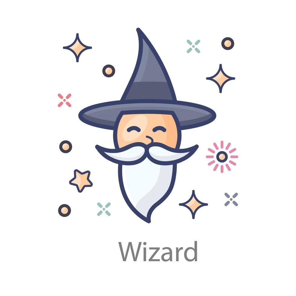 Wizard  Popular character vector