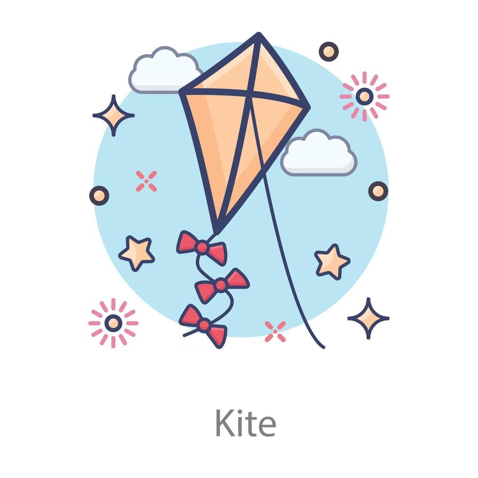Kite Leisure Activity vector