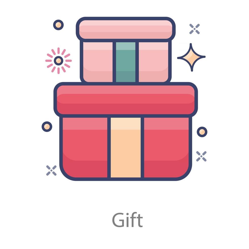 Surprise Beautiful Gift box vector